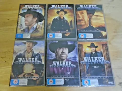 Walker Texas Ranger - Sæson 1-6 - 6x DVD Boks Sæt