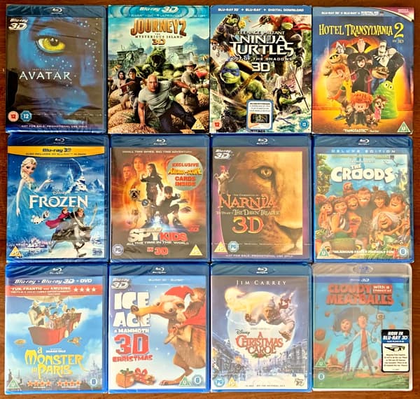 3D Blu ray Kids Bundle Brand New