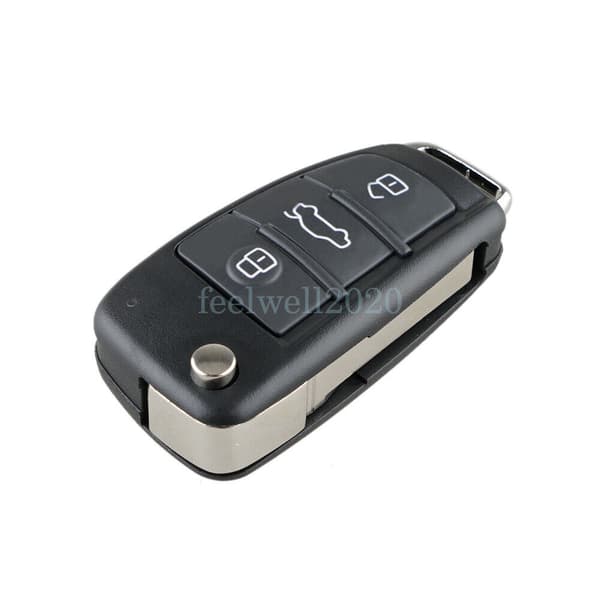 Remote Key Shell 3 Button Case Fob Cover For Audi A2 A3 A4 A6 A6L A8 TT Quattro