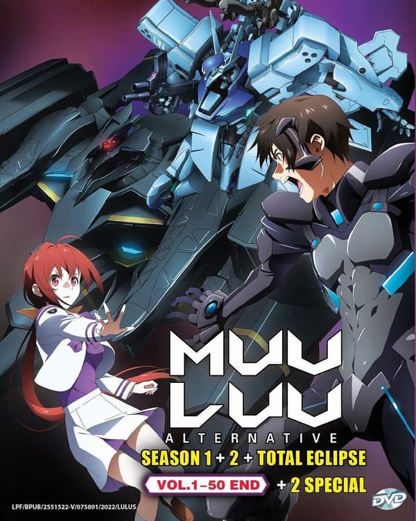 MUV-LUV ALTERNATIVE (SEA 1+2+TOTAL ECLIPSE) DVD (50 EPS+2 SPECIAL)