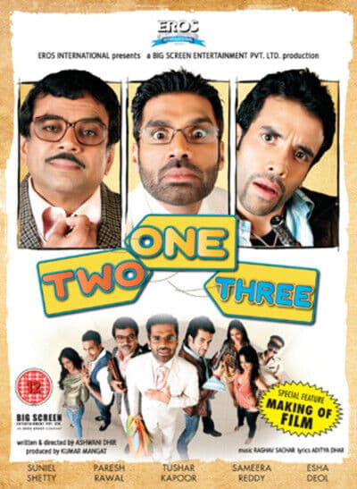 One Two Three DVD (2008) Neetu Chandra, Dheer (DIR) Cert PG Pre-Owned Region 2