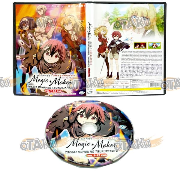 MAGIC MAKER : ISEKAI MAHOU NO TSUKURIKATA - DVD (1-12 EPS) ENG DUB,