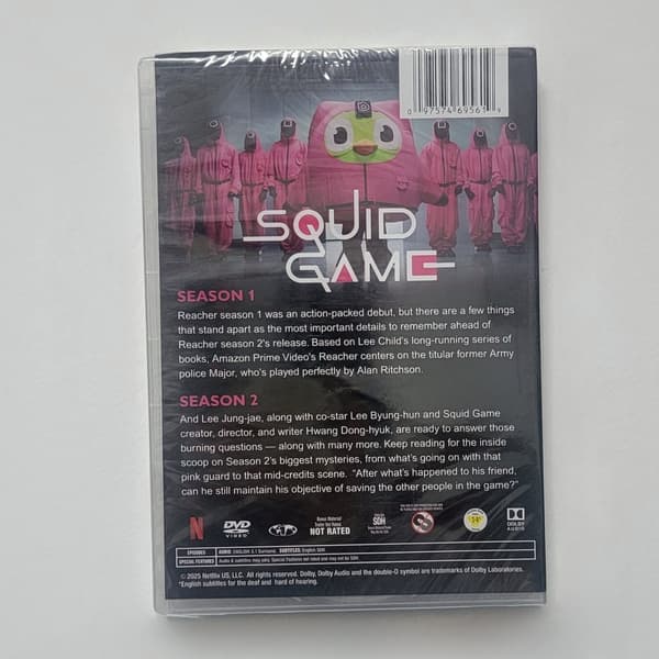 Squid Game: Sæson 1-2 – 6-disc DVD-boks