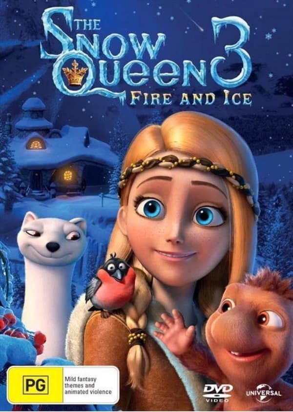 Snödrottningen 3: Eld och Is (2016) – Animerad DVD