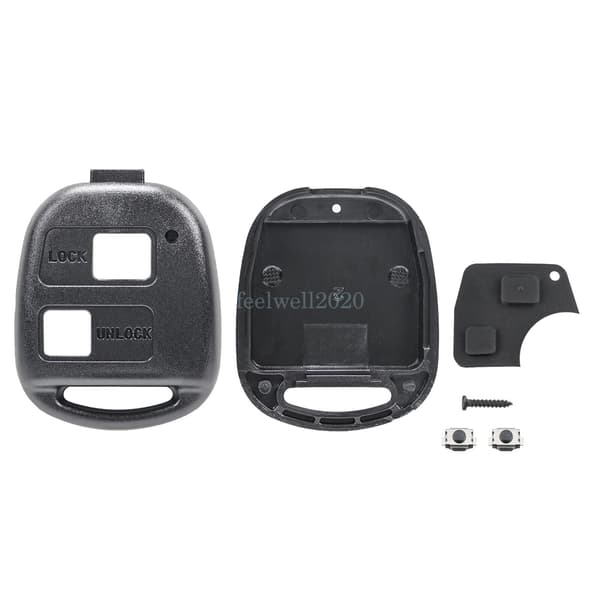 2 Button Remote Key Fob Shell For Toyota Corolla 2001 2002 2003 2004 2005 2006