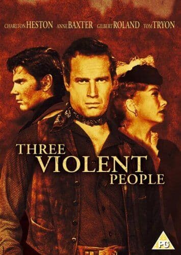Three Violent People DVD (2005) Charlton Heston, Mat (DIR) Cert PG Pre-Owned Region 2