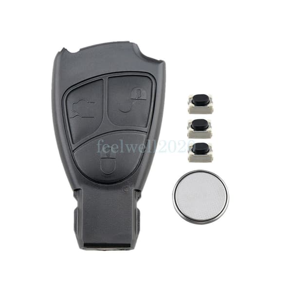 For Mercedes Benz C B E S Class ML CL CLK CLS 3 Button Key Fob Cover Case Shell