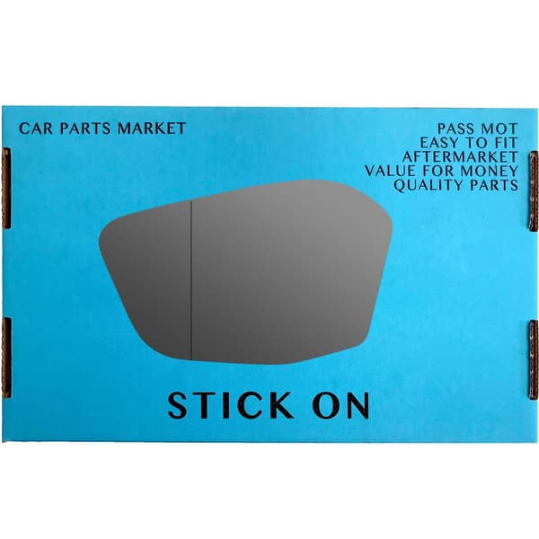 Left Passenger Side Wide Angle Mirror Glass For Citroen e-C4 X 2023+