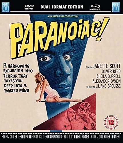 Paranoiac Bluray 93 Brand New