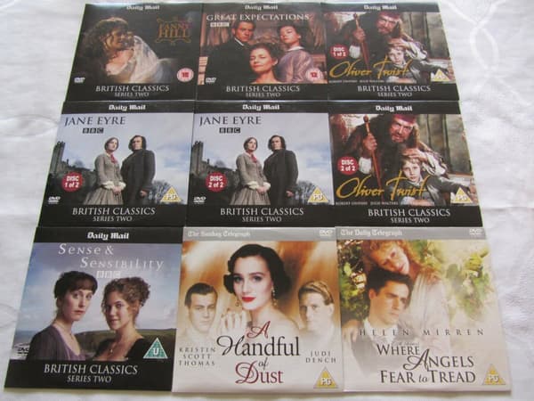 BRITISH CLASSICS: 9 Uoriginale Avisreklame-Promos DVD