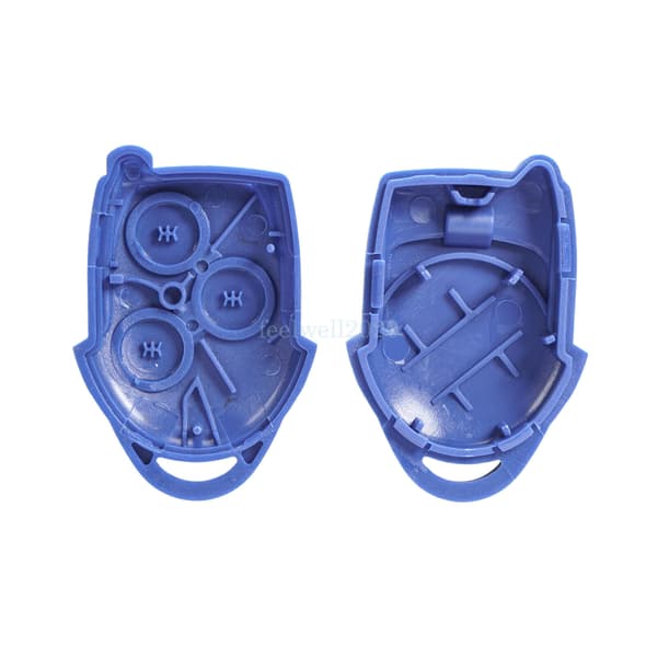 For Ford Transit Connect MK7 Blue 3 Button Remote Key Fob Case Shell + Blade