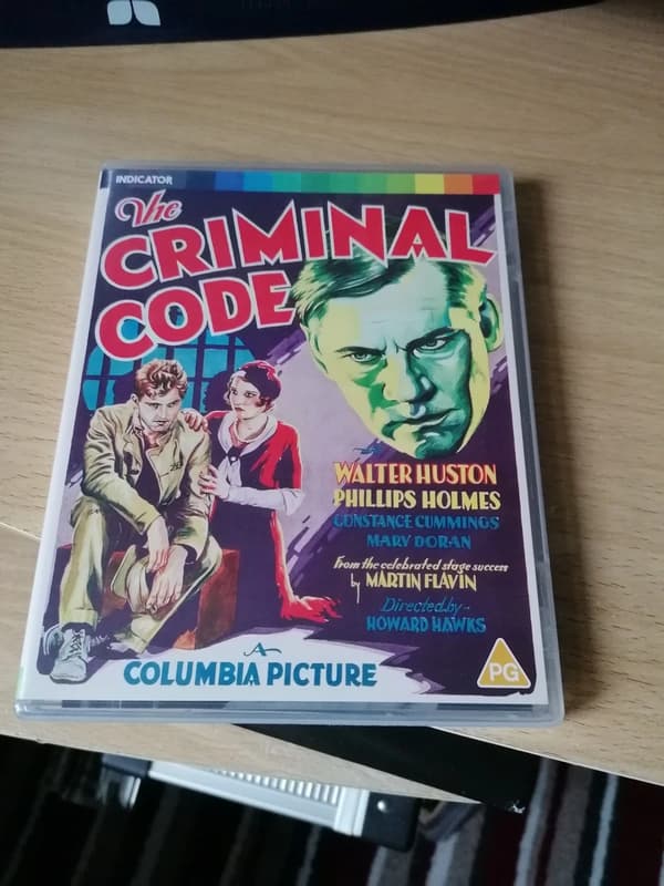 The Criminal code 1930 Limited Edition indicator Bluray Brand New