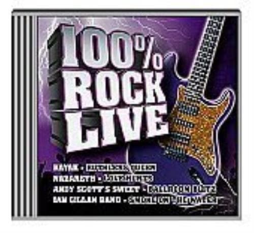 Various Artists : 100% Rock Live CD Pre-Owned