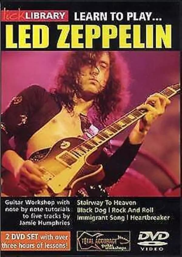 Learn To Play Led Zeppelin - Pedagogisk DVD (2012)