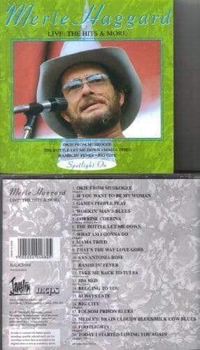 Merle Haggard : Hits & More Live-Spotlight on CD Pre-Owned