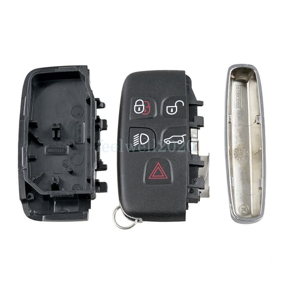 5 Button Key Case Shell For Land Rover LR4 Range Rover Sport Evoque 2010-2016