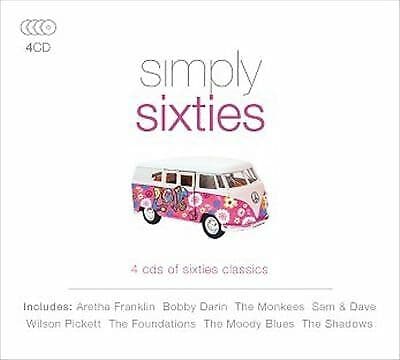Various Artists : Simply Sixties CD Box Set 4 discs (2016) Pre-Owned