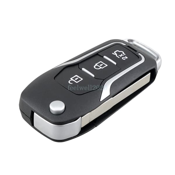 3 Buttons Flip Remote Key Fob Case for Ford B-Max 2012 2013 2014 2015 2016 2017