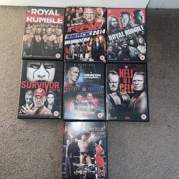 7 WWE DVD-er (2014) Bundle