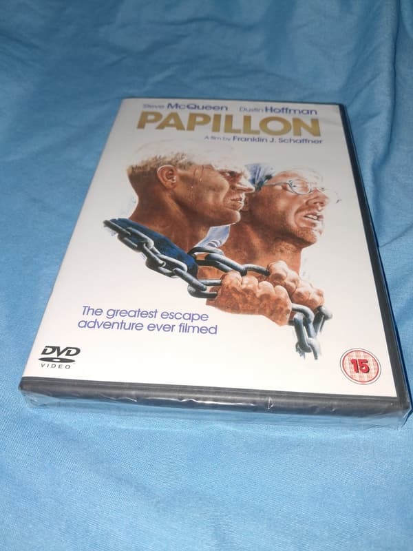 Papillon DVD (1973) med Steve McQueen