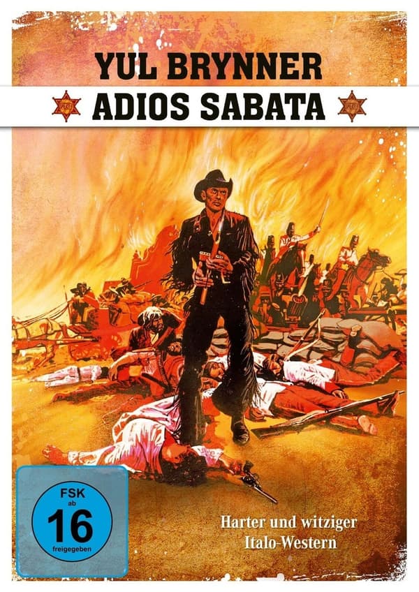 ADIOS SABATA MED YUL BRYNNER DVD (1970)
