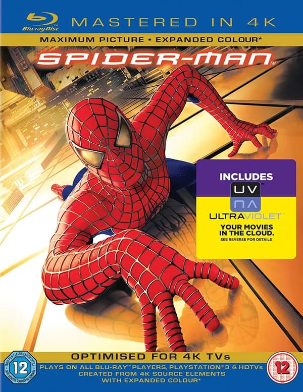 SpiderMan (4K BluRay) Brand New