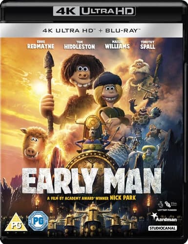 Early Man BluRay (2018) Nick Park cert PG 2 discs Brand New