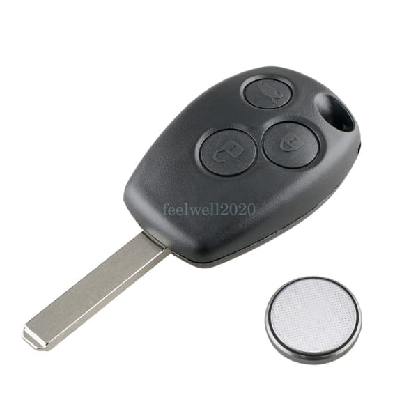 For Renault Clio Modus Kangoo Vauxhall Movano Vivaro Key Fob Case Shell 3 Button