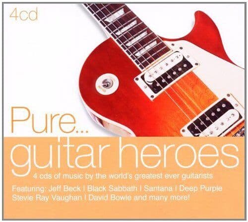 Various Artists : Pure... Guitar Heroes CD Box Set 4 discs (2010) Pre-Owned