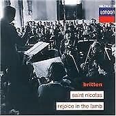Benjamin Britten : Britten: Saint Nicolas / Rejoice in the CD Pre-Owned