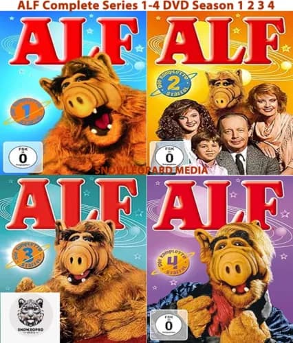 ALF – Koko sarja 1-4 DVD-boks (Alue 2)