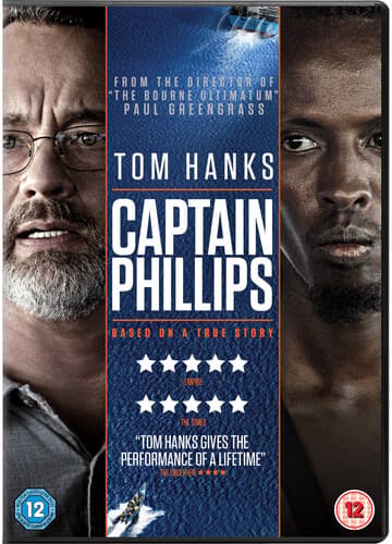 Captain Phillips DVD (2014) - Med Tom Hanks & Greengrass