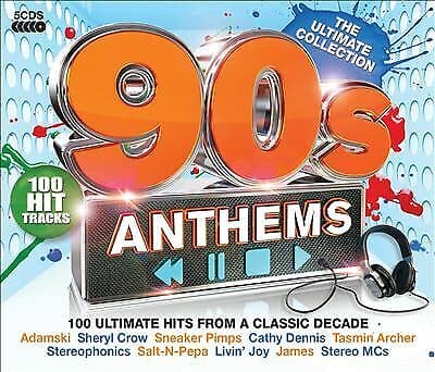 Various Artists : 90s Anthems: The Ultimate Collection CD Box Set 5 discs Pre-Owned