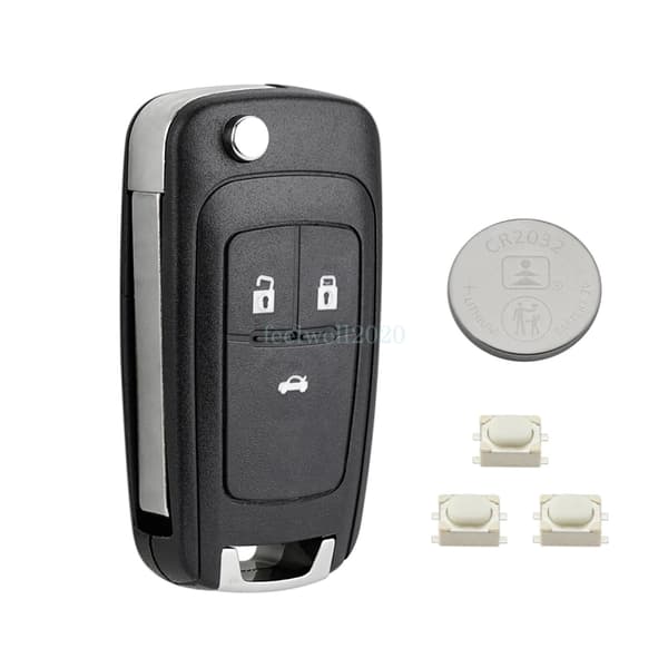 3 Button Remote Car Key Fob Case Shell For Vauxhall Astra 2010 2011 2012 2013