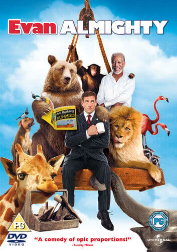Evan Almighty DVD (2009) Steve Carell, Shadyac (DIR) Cert PG Pre-Owned Region 2