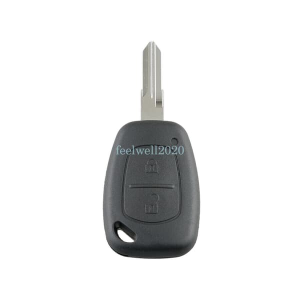 2 Button Key Fob Case Shell Replacement For Renault Trafic Vivaro Master Kangoo