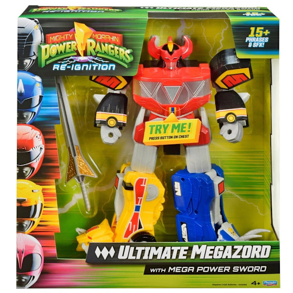 Mighty Morphin Power Rangers Re-Ignition Ultimate Megazord Figure Brand ...