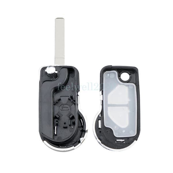 2 Button Flip Remote Key Case Fob Replacement For Citroen DS3 2009 - 2017 Blade