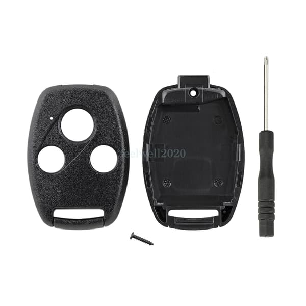 Replacement 3 Button Key Case Shell for Honda Accord CRV 2003 - 2012 Remote Fob