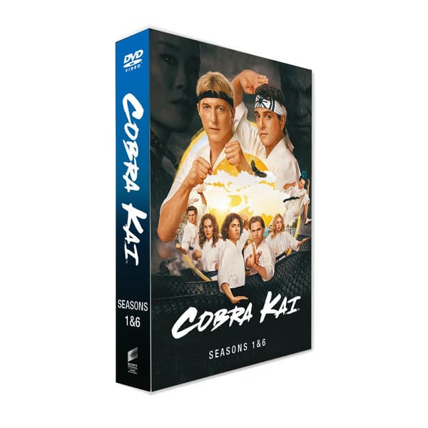 Cobra Kai Sæson 1-6 Komplet DVD Boks Sæt