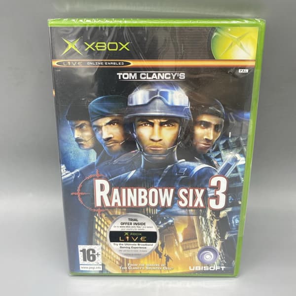 Tom Clancy's Rainbow Six 3 (Microsoft Xbox 2003) Brand New