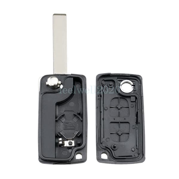 2Button Remote Flip Key Fob Case For Citroen C2 C3 C4 C8 Xsara Dispatch - CE0536