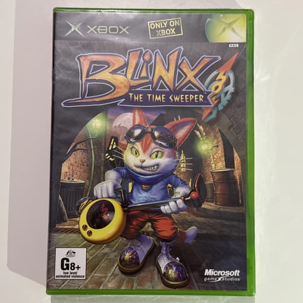 Blinx The Time Sweeper Microsoft Xbox Game PAL Game Brand New