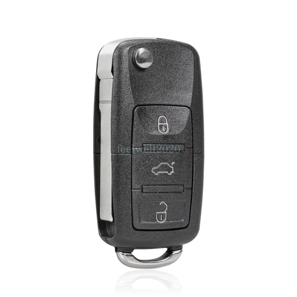 Replacement 3 Button Car Flip Key Case For VW Golf Passat Beetle Polo Remote Fob