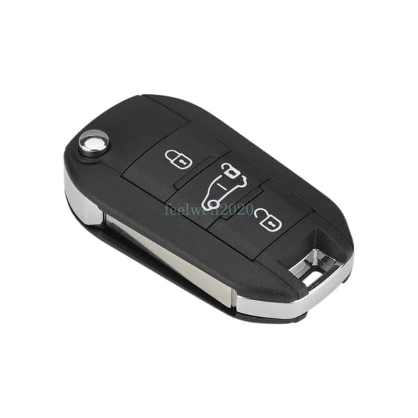 3 Button Remote Key Fob 433Mhz 4A for Citroen Berlingo Dispatch 2009 2010 2011