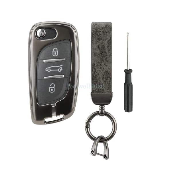 Remote Key Cover Protective Case Fob For Citroen C2 C3 C4 C8 Dispatch C-Crosser