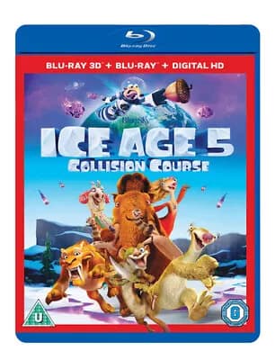 Ice Age: Collision Course DVD (2016) Mike Thurmeier cert U 2 discs Brand New
