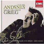 Edvard Grieg : Ballad for Edvard Grieg (Andsnes) CD (2007) Pre-Owned