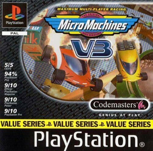 Sony Playstation - Micro Machines - Value Series (PS) - Game EPVG Pre-Owned