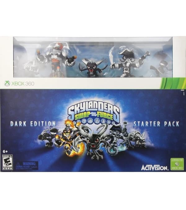 Skylanders Swap Force Dark Edition Starter Pack Xbox 360, Brand New